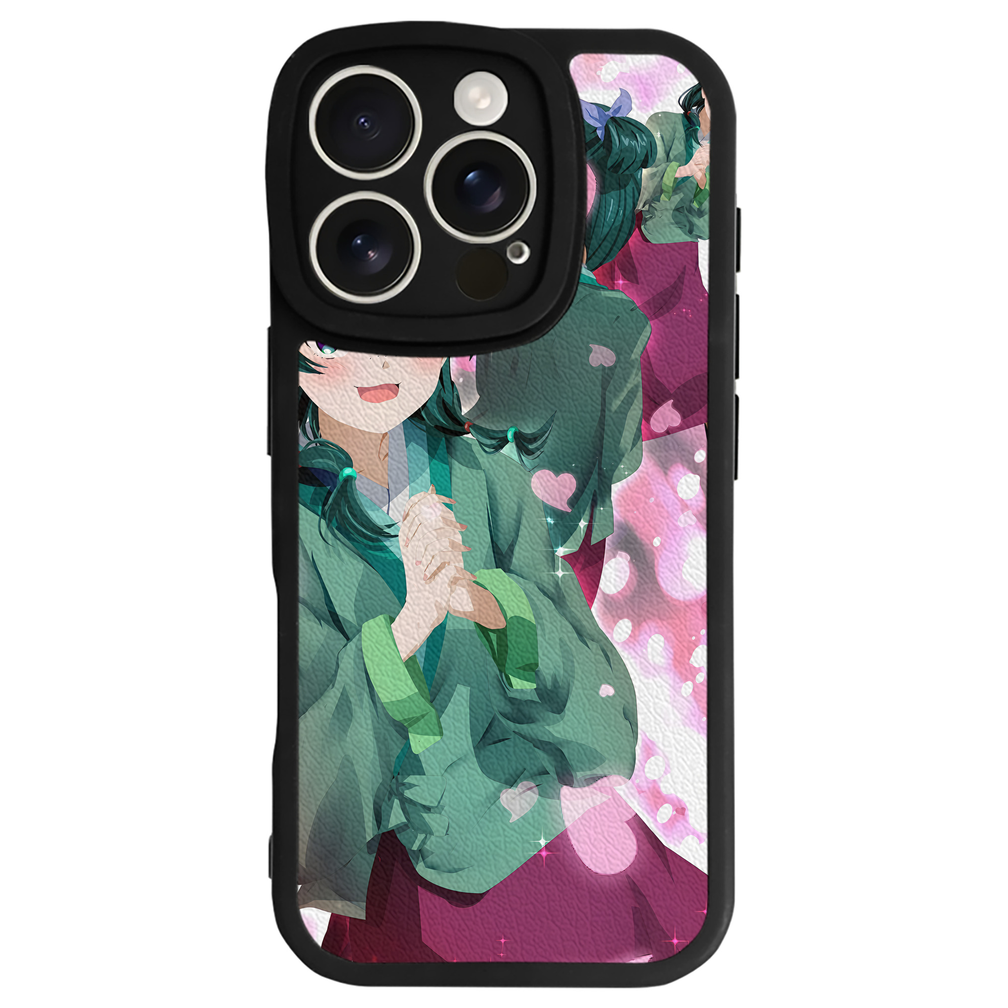 （画像用） 薬屋のひとりごと The Apothecary Diaries 【iPhone 16シリーズ対応】シリコンスマホケース（レザー調） 材質：シリコン